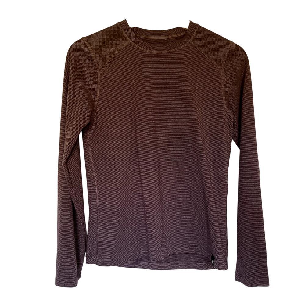 REI purple crewneck sweater kids size large (14-16)‎ warm winter top athletic